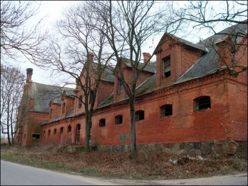 Landwarów. Dwór gospodarczy Tyszkiewiczów