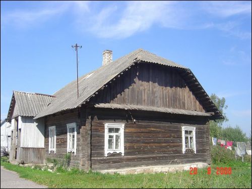 Dieveniškės. Town streets 