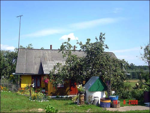 Giełožy. In the village 