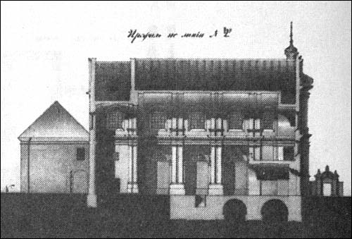 Brest. Catholic church of the Immaculate Conception of Blessed Virgin Mary and the convent of Bernardine