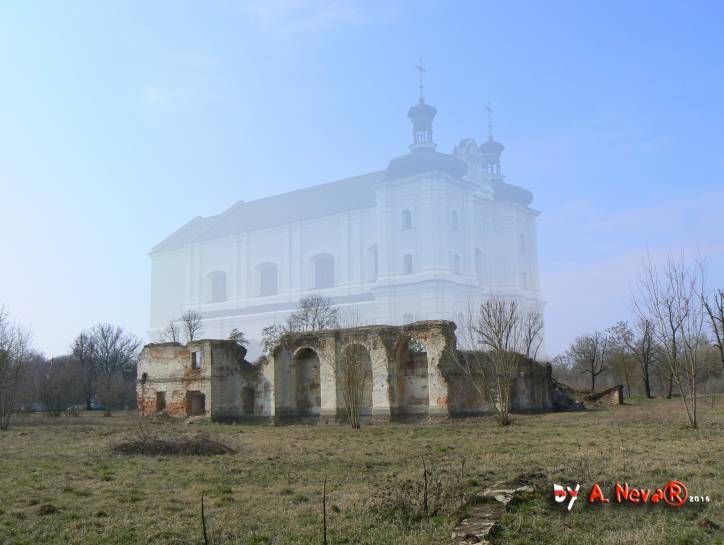 Brest. Catholic church of the Immaculate Conception of Blessed Virgin Mary and the convent of Bernardine