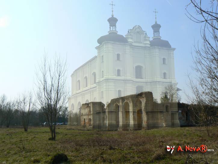 Brest. Catholic church of the Immaculate Conception of Blessed Virgin Mary and the convent of Bernardine