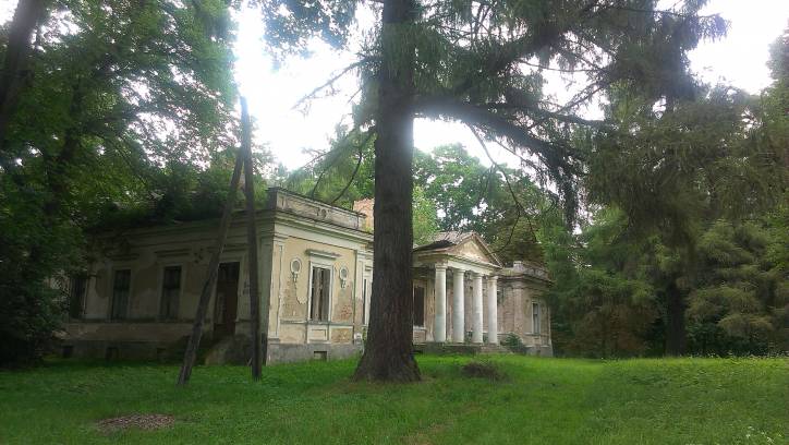 Hrymiača. Manor of Puzyna