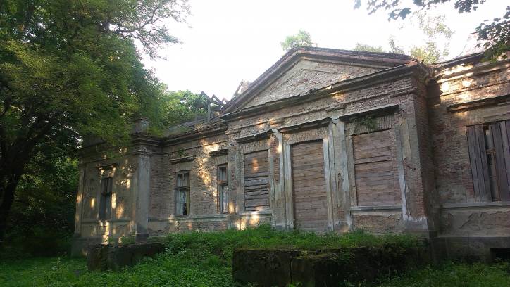 Hrymiača. Manor of Puzyna