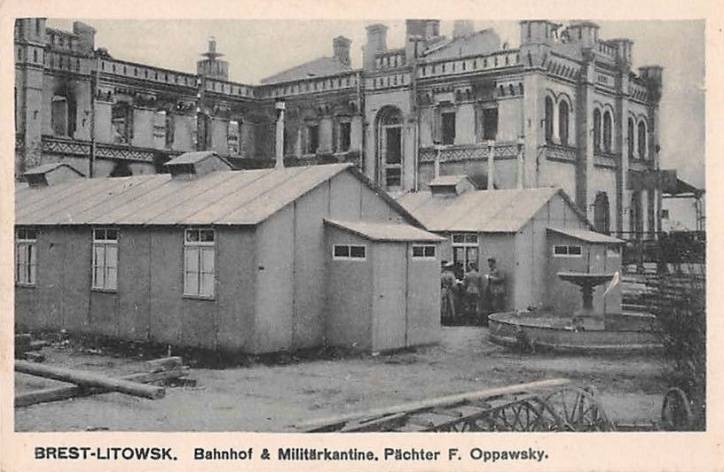 Brest.  Town photos from 1915-1918