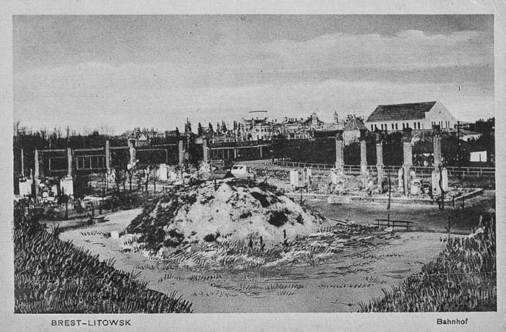 Brest.  Town photos from 1915-1918