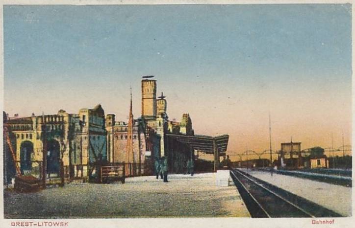 Brest.  Town photos from 1915-1918