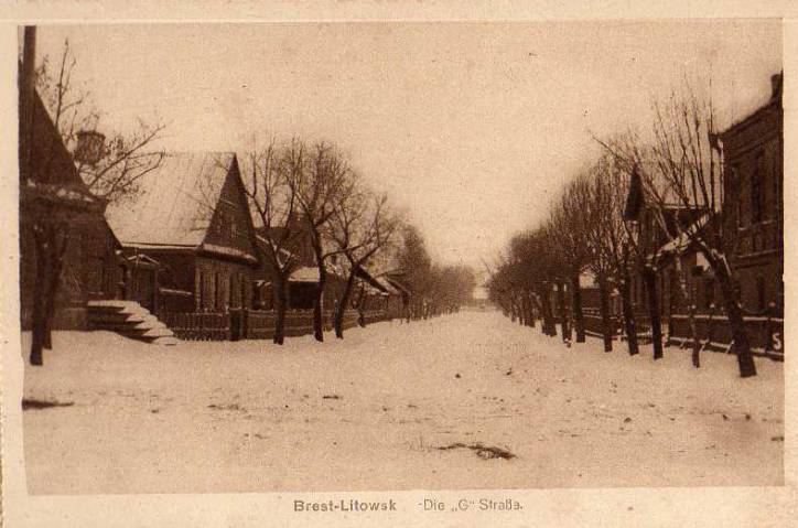 Brest.  Town photos from 1915-1918