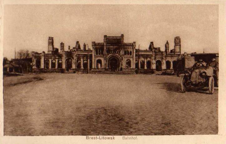 Brest.  Town photos from 1915-1918