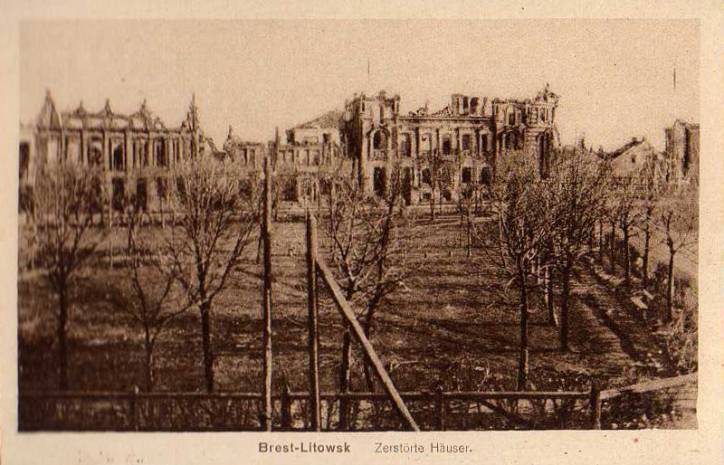 Brest.  Town photos from 1915-1918