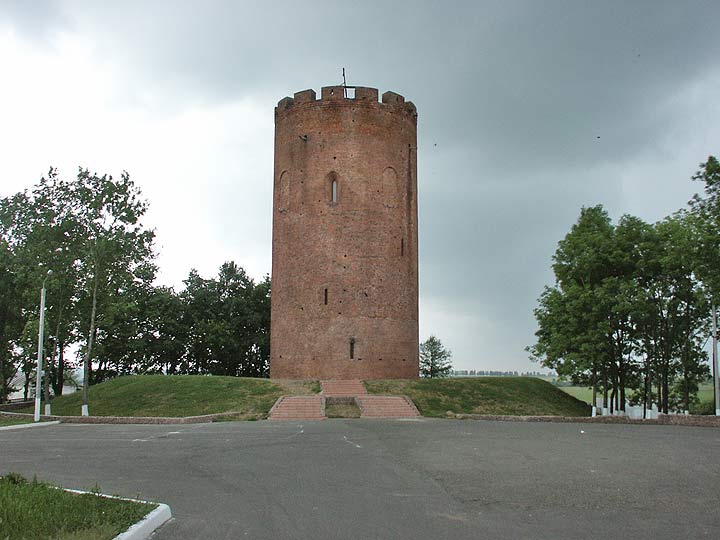 Kamieniec-Litewski -  Wieża obronna. Biała Wieża, baszta XIII w.