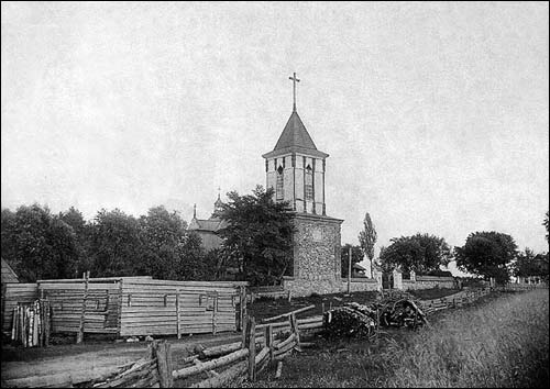 Surviliški. Catholic church of the Holy Trinity
