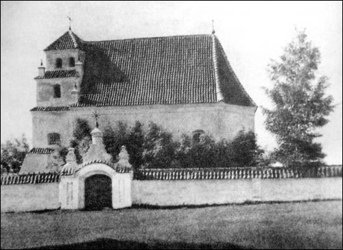 Astašyn. Calvinist church 