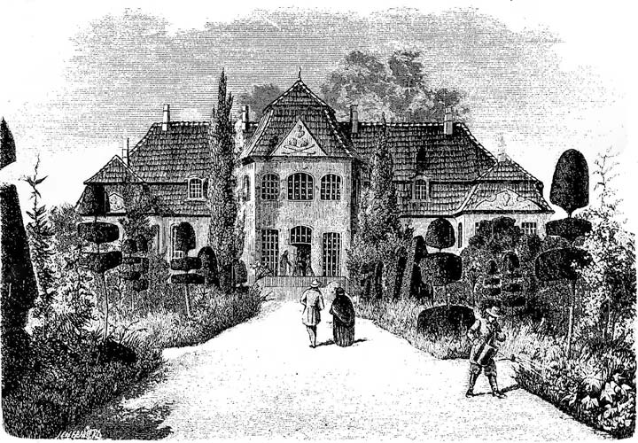 Ogród i dwór w Waszkiewiczach (Kłosy, t. VIII, 242)