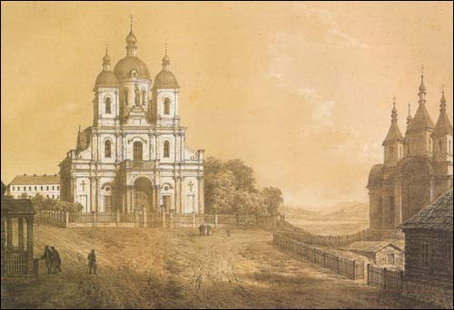 Białynicze. Kościół M.B. Szkaplerznej i klasztor Karmelitów