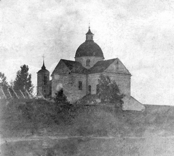 Hłusk. Kościół i klasztor Bernardynów