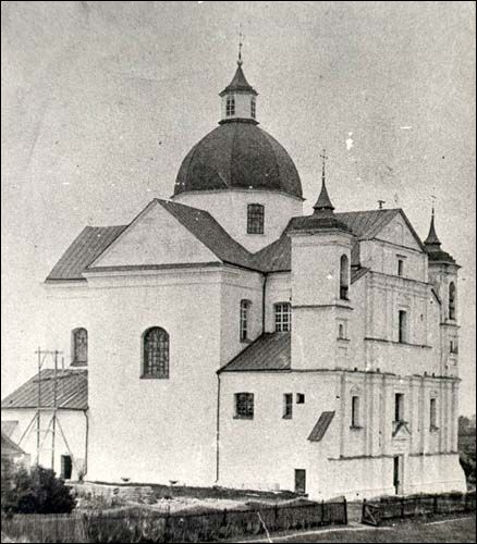 Hłusk.  Kościół i klasztor Bernardynów
