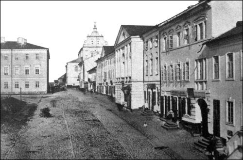 Minsk. Catholic church and the Monastery of Dominican