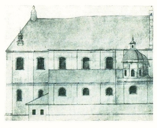Minsk. Catholic church and the Monastery of Dominican