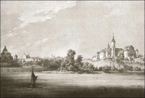 Niasviž. Catholic church of St. Catherine (Bernardine)