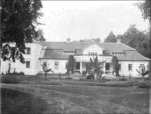 Budsłaŭ.  Manor of Oskierko