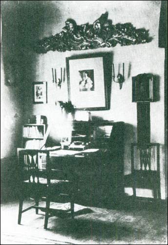  - Dwór Ruszczyców. Pracownia F. Ruszczyca w „Murze', przed 1939 r.