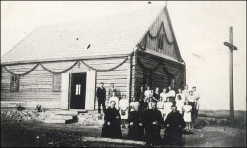 Hruzdava.  Catholic church 