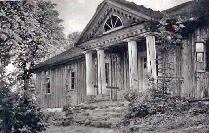 Zabałaccie.  Manor of Dmachoŭski
