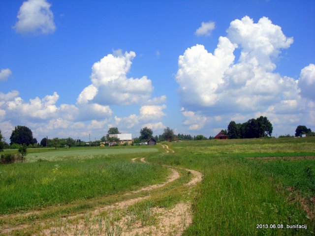  - Пейзажи . Вид на деревню от кладбища