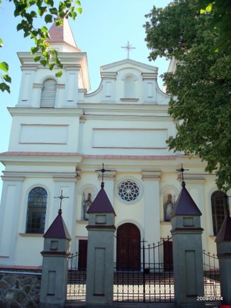 Širvintos. Catholic church of St. Michael the Archangel