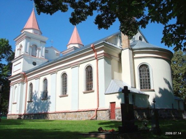 Širvintos. Catholic church of St. Michael the Archangel