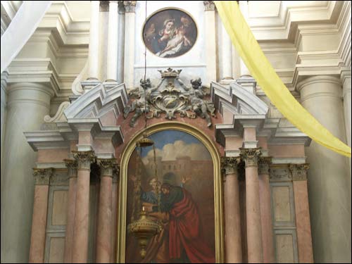  - Catholic church of St. Peter and St. Paul. Main altar. Fragment