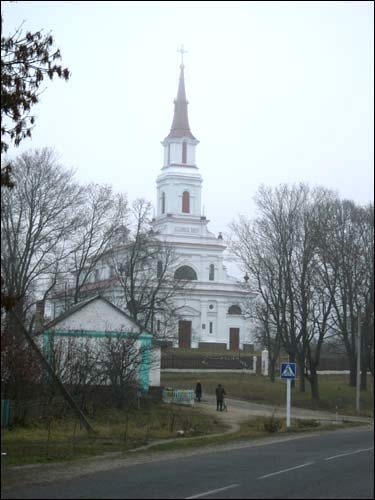  - Catholic church of St. Peter and St. Paul. View from the road