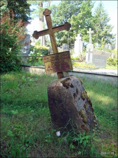  - cemetery Old Catholic. 