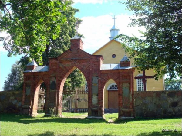 Pozelwa. Kościół św. Ignacego Loyoli