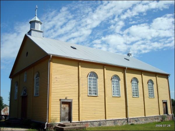 Želva. Catholic church of St. Ignatius of Loyola