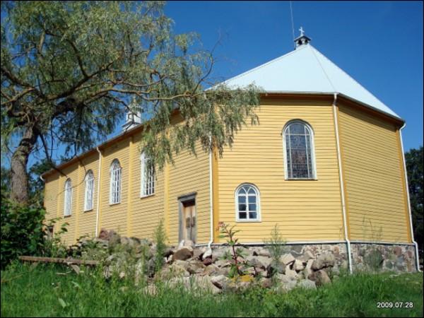 Želva. Catholic church of St. Ignatius of Loyola