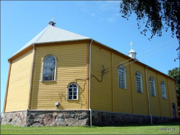 Želva. Catholic church of St. Ignatius of Loyola