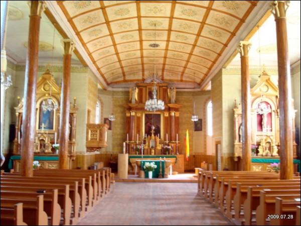 Želva. Catholic church of St. Ignatius of Loyola