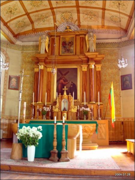 Želva. Catholic church of St. Ignatius of Loyola