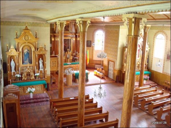 Želva. Catholic church of St. Ignatius of Loyola