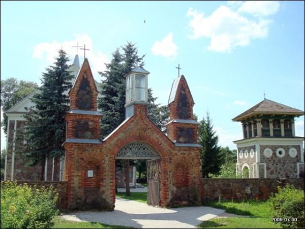 Pabaiskas. Catholic church of the Holy Trinity
