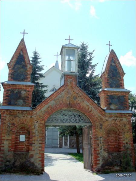 Pabaiskas. Catholic church of the Holy Trinity