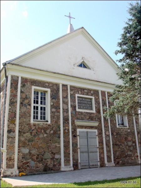 Pabaiskas. Catholic church of the Holy Trinity