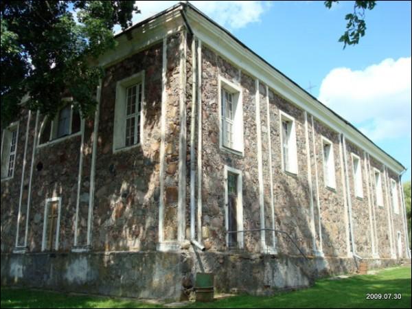 Pabaiskas. Catholic church of the Holy Trinity