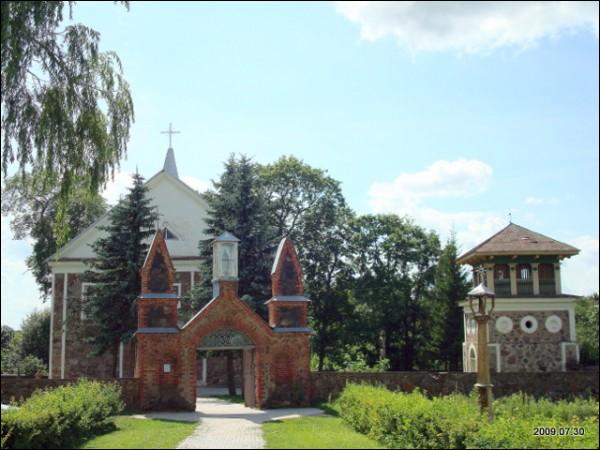 Pabaiskas. Catholic church of the Holy Trinity