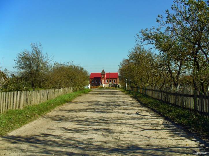  - In the village . View from the road