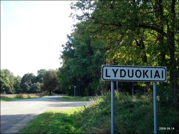 Lyduokiai. Town streets 
