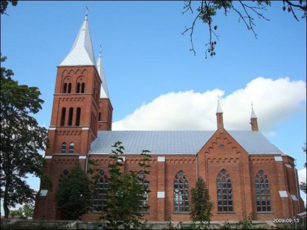 Balninkai. Catholic church of St. Stanislaus