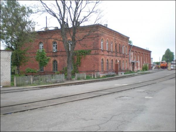 Švenčionėliai.  Old power station